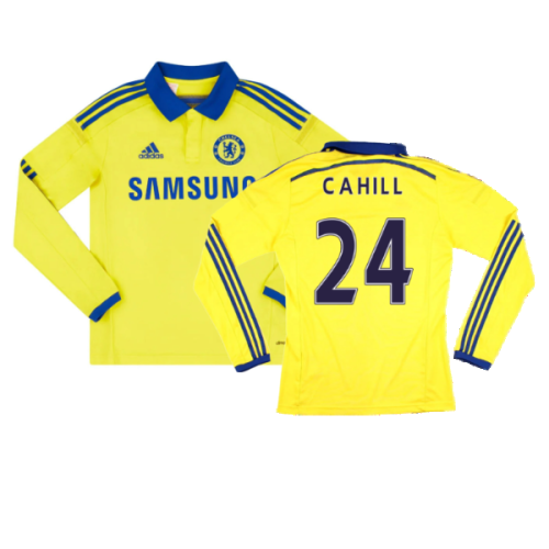 Chelsea 2014-15 Long Sleeve Away Shirt (S) (Excellent) (Cahill 24)