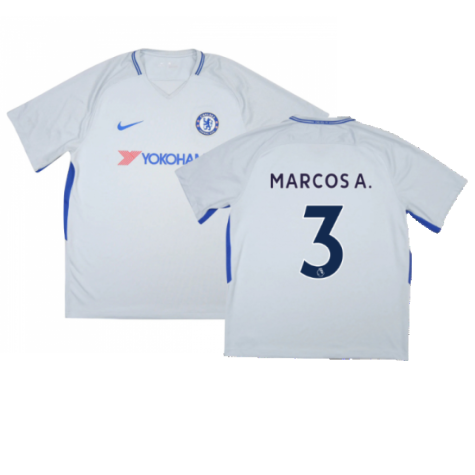 Chelsea 2017-18 Away Shirt (XLB) (Very Good) (Marcos A. 3)