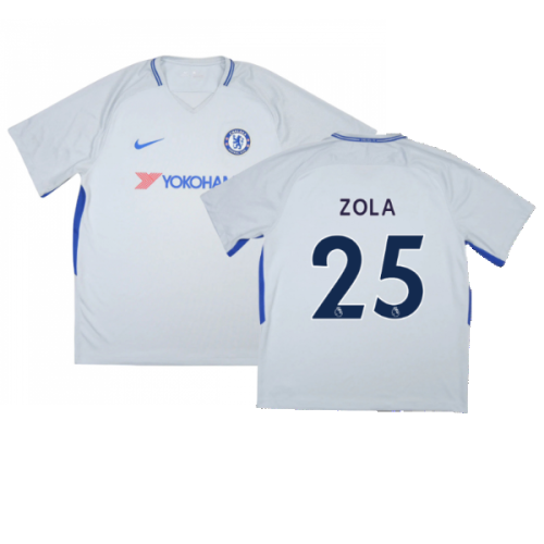 Chelsea 2017-18 Away Shirt (XLB) (Very Good) (Zola 25)