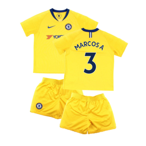 Chelsea 2018-19 Away Mini Kit (4-5y) (Marcos A 3) (Very Good)