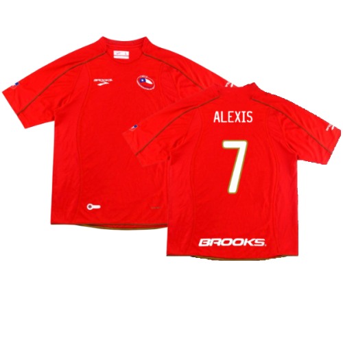 Chile 2010-11 Home Shirt (M) (Excellent) (ALEXIS 7)