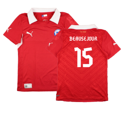 Chile 2012-13 Home shirt (S) (Very Good) (Beausejour 15)