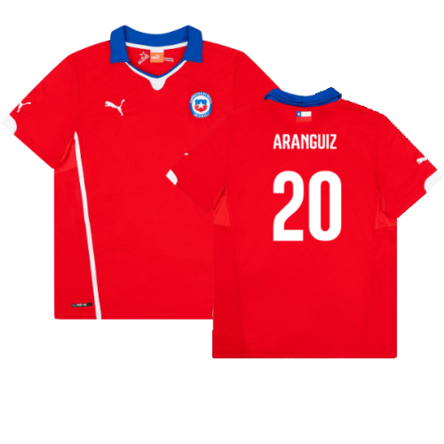 Chile 2014-15 Home Shirt (S) (Excellent) (Aranguiz 20)