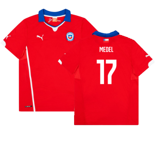 Chile 2014-15 Home Shirt (S) (Excellent) (Medel 17)