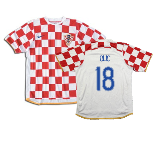 Croatia 2006-08 Away Shirt (S) (Very Good) (Olic 18)