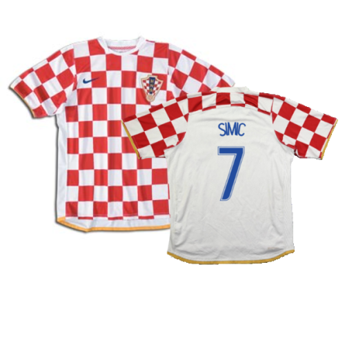 Croatia 2006-08 Away Shirt (S) (Very Good) (Simic 7)