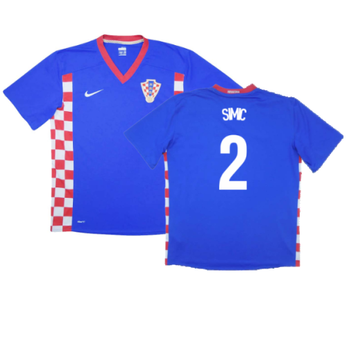 Croatia 2008-10 Away Shirt (XXL) (Excellent) (Simic 2)