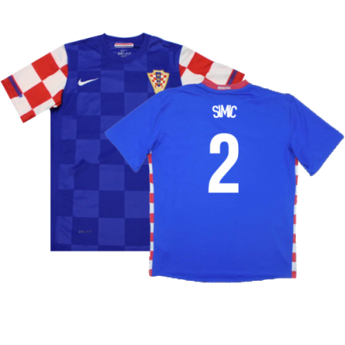 Croatia 2008-2010 Away Shirt (Excellent) (Simic 2)