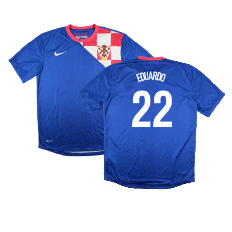 Croatia 2012-14 Away Shirt (S) (Very Good) (Eduardo 22)