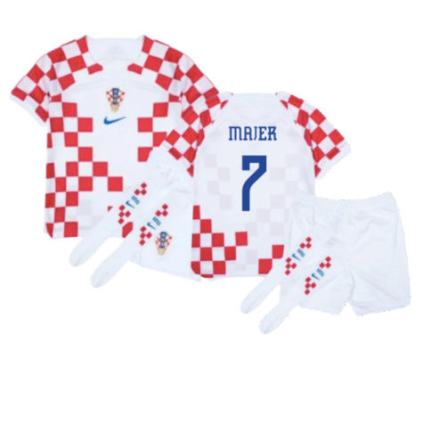 Croatia 2022-2023 Home Mini Kit (6-7y) (BNWT) (Majer 7)