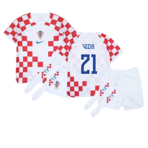 Croatia 2022-2023 Home Mini Kit (6-7y) (BNWT) (Vida 21)