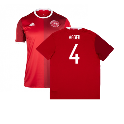 Denmark 2015-16 Home Shirt (L) (Excellent) (Agger 4)