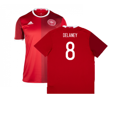 Denmark 2015-16 Home Shirt (L) (Excellent) (Delaney 8)