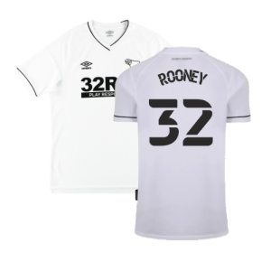Derby County 2020-21 Home Shirt (L) (Excellent) (Rooney 32) Derby County 2020-21 Home Shirt (L) (Excellent) (Rooney 32)