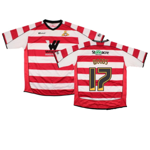 Doncaster 2008-09 Home Shirt (XL) (Good) (Woods 17)