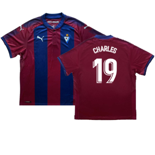 Eibar 2017-18 Home Shirt (Good) (Charles 19)