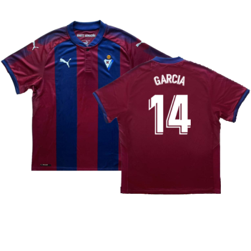 Eibar 2017-18 Home Shirt (Good) (Garcia 14)