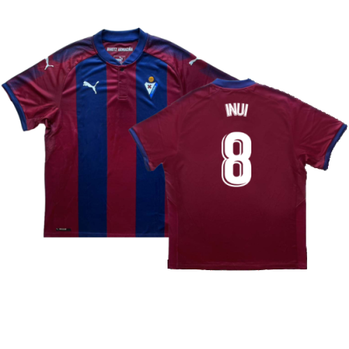 Eibar 2017-18 Home Shirt (Good) (Inui 8)