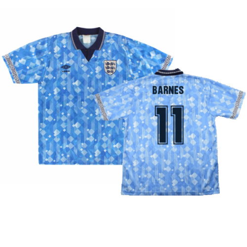 England 1990-92 Third (M) (Excellent) (Barnes 11)