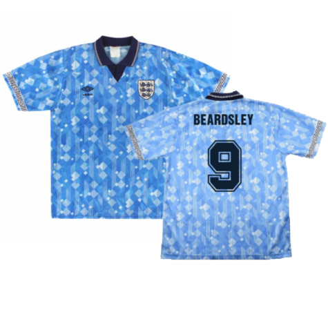 England 1990-92 Third (M) (Excellent) (Beardsley 9)