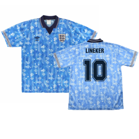 England 1990-92 Third (M) (Excellent) (Lineker 10)