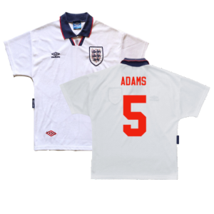 England 1993-1995 Home Shirt (L) (Excellent)