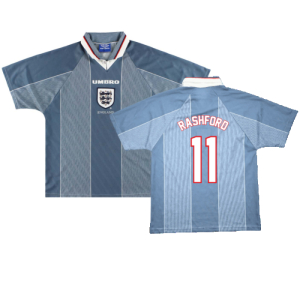 England 1995-97 Away (XL) (Mint) (Rashford 11)