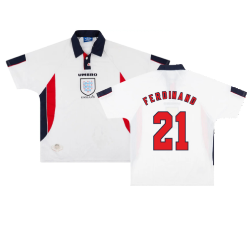 England 1997-99 Away Shirt (L) (Very Good) (FERDINAND 21)