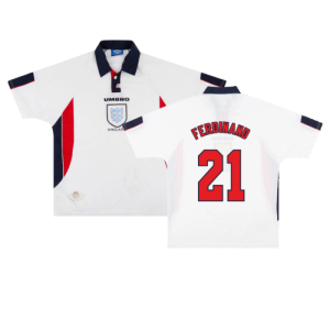 England 1997-99 Home (Very Good) (FERDINAND 21)