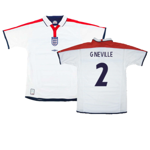 England 2003-05 Home (S) (Excellent) (G Neville 2)