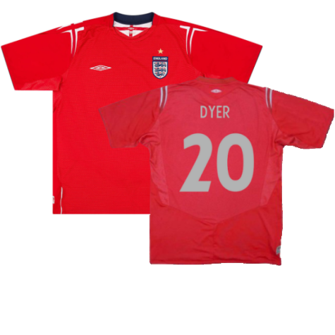 England 2004-06 Away Shirt (XXL) (Excellent) (Dyer 20)