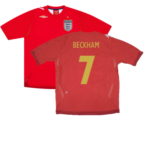 England 2006-08 Away (XL) (Very Good) (BECKHAM 7)