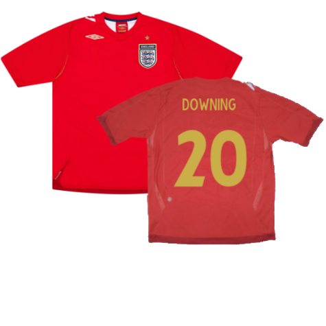 England 2006-08 Away Shirt (XXL) (Very Good) (DOWNING 20)