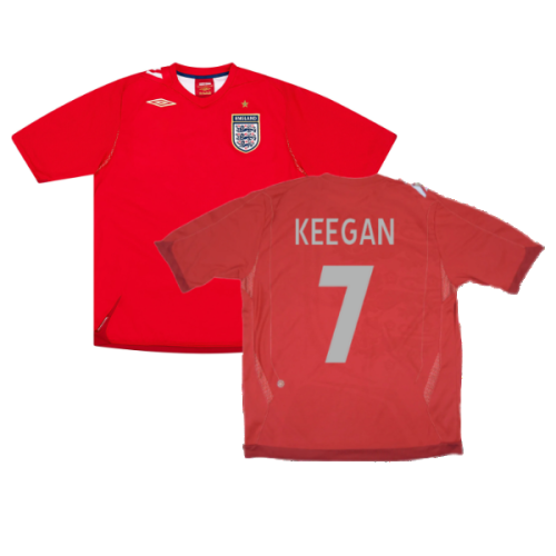 England 2006-08 Away Shirt (XL) (Excellent) (KEEGAN 7)