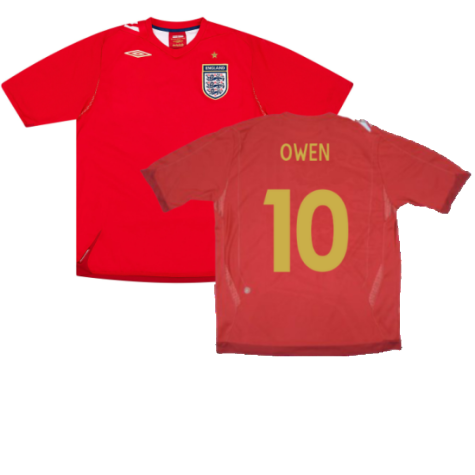 England 2006-08 Away Shirt (S) (Excellent) (OWEN 10)