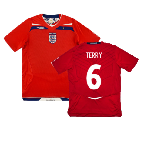 England 2008-10 Away Shirt (XL) (Excellent) (TERRY 6)