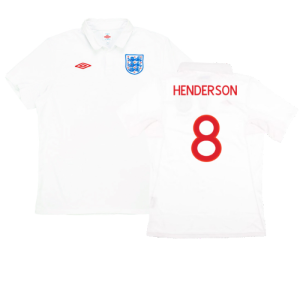 England 2009-10 Home (S) (Good) (HENDERSON 8)