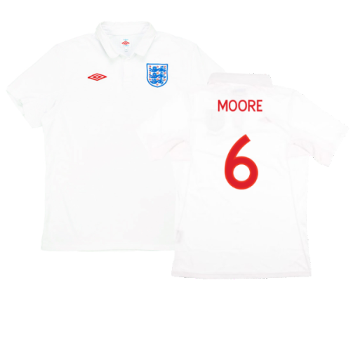 England 2009-10 Home (S) (Good) (Moore 6)