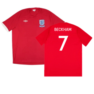 England 2010-11 Away Shirt (2XL) (Very Good) (BECKHAM 7)