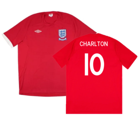 England 2010-11 Away Shirt (2XL) (Very Good) (Charlton 10)