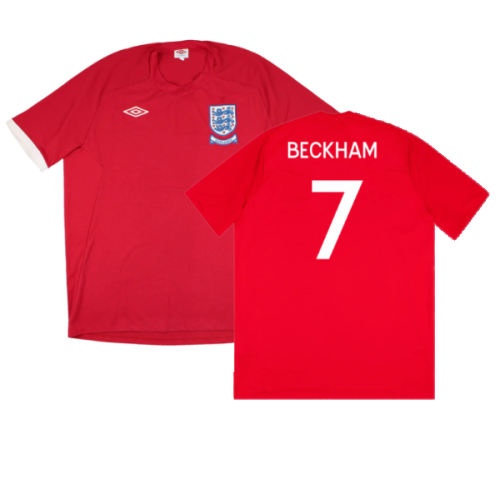 England 2010-11 Away Shirt (South Africa Badge Detail) (S) (Excellent) (BECKHAM 7)