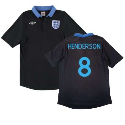 England 2011-12 Away Shirt (XL) (Very Good) (Henderson 8)