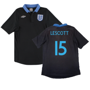 England 2011-12 Away Shirt (XL Boys) (Excellent) (Lescott 15)