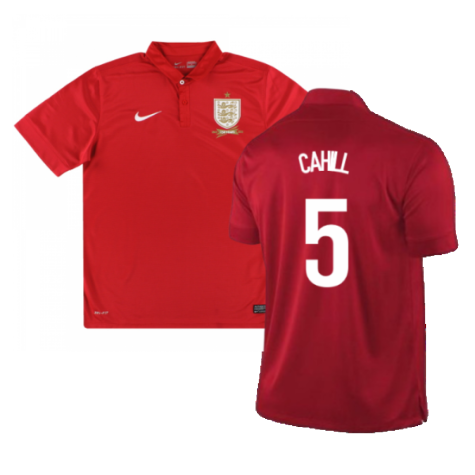 England 2013-14 Away Shirt (XL Boys) (Excellent) (CAHILL 5)