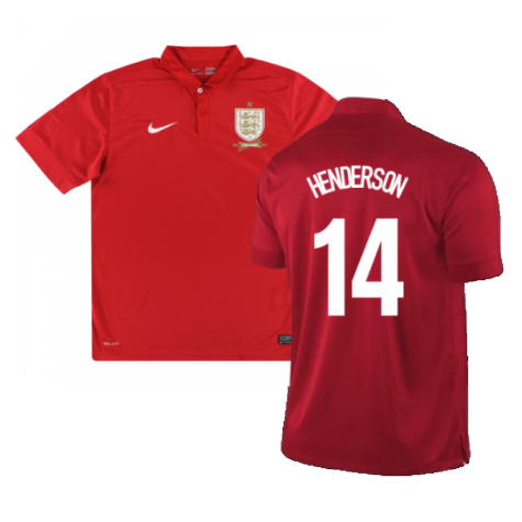 England 2013-14 Away Shirt (XL Boys) (Excellent) (HENDERSON 14)