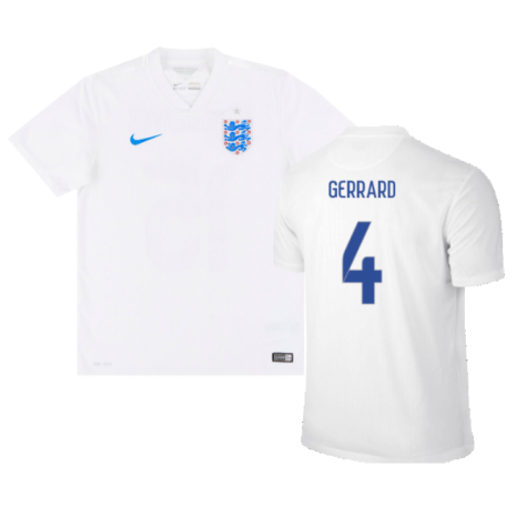 England 2014-15 Home (M) (Very Good) (GERRARD 4)