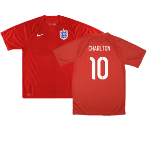 England 2014-16 Away Shirt (XL) (Very Good) (CHARLTON 10)