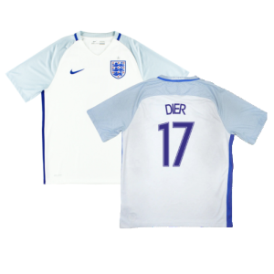 England 2016-17 Home Shirt (M) (Good) (Dier 17) England 2016-17 Home Shirt (M) (Good) (Dier 17)