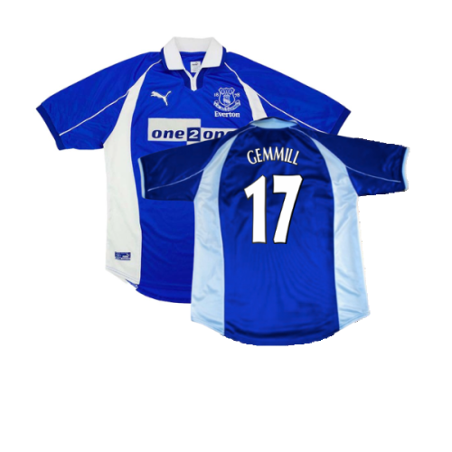 Everton 2000-01 Home Shirt (S) (Excellent) (Gemmill 17)