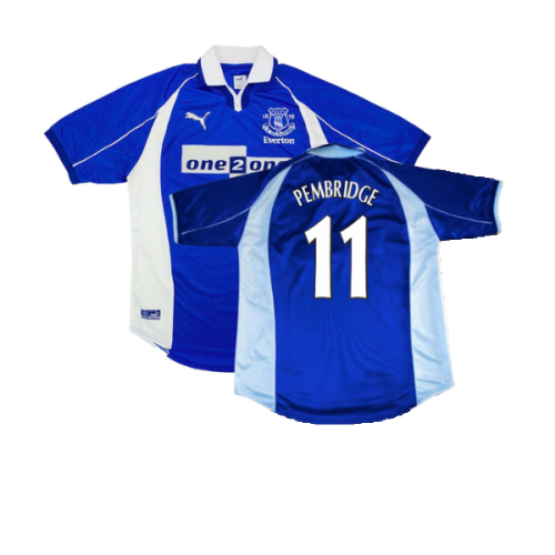 Everton 2000-01 Home Shirt (S) (Excellent) (Pembridge 11)